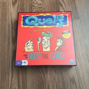 Quelf Unpredictable Party Game Adult Board Game Obey The Card Spin Master NEW